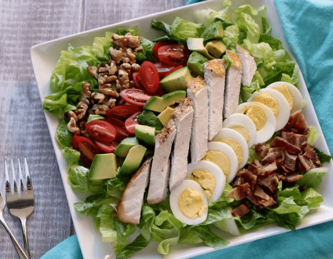 Protein-rich slimming salad