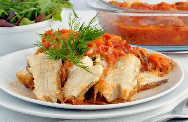fish dishes in a protein diet