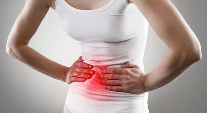 stomachache with gastritis