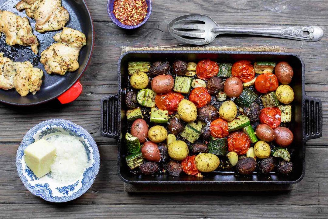 weight loss roasted vegetables